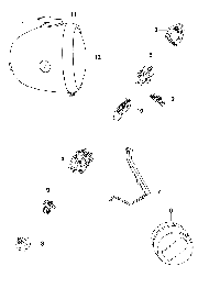 15 Phare,feu arrière,ampoules