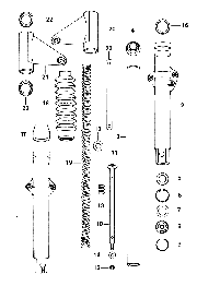 3 Suspension avant (Tubes diamètre 35mm)