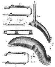 2 Fourche,bras oscillant avant