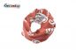 Preview: Foulard tubulaire Multifonction Logo Wirbell rouge flammé-blanc