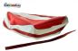 Preview: Housse de selle CZ Cezeta 501 502 blanc-rouge